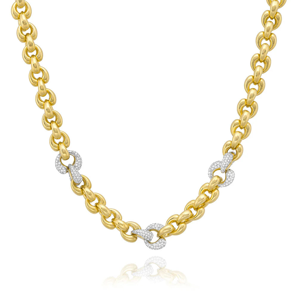 Miss Mimi Heart Link Necklace