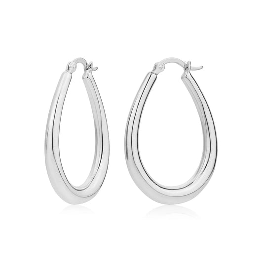 Miss Mimi Large Oval Hoop