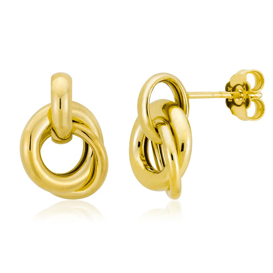Miss Mimi Interlocking Link Stud Earrings