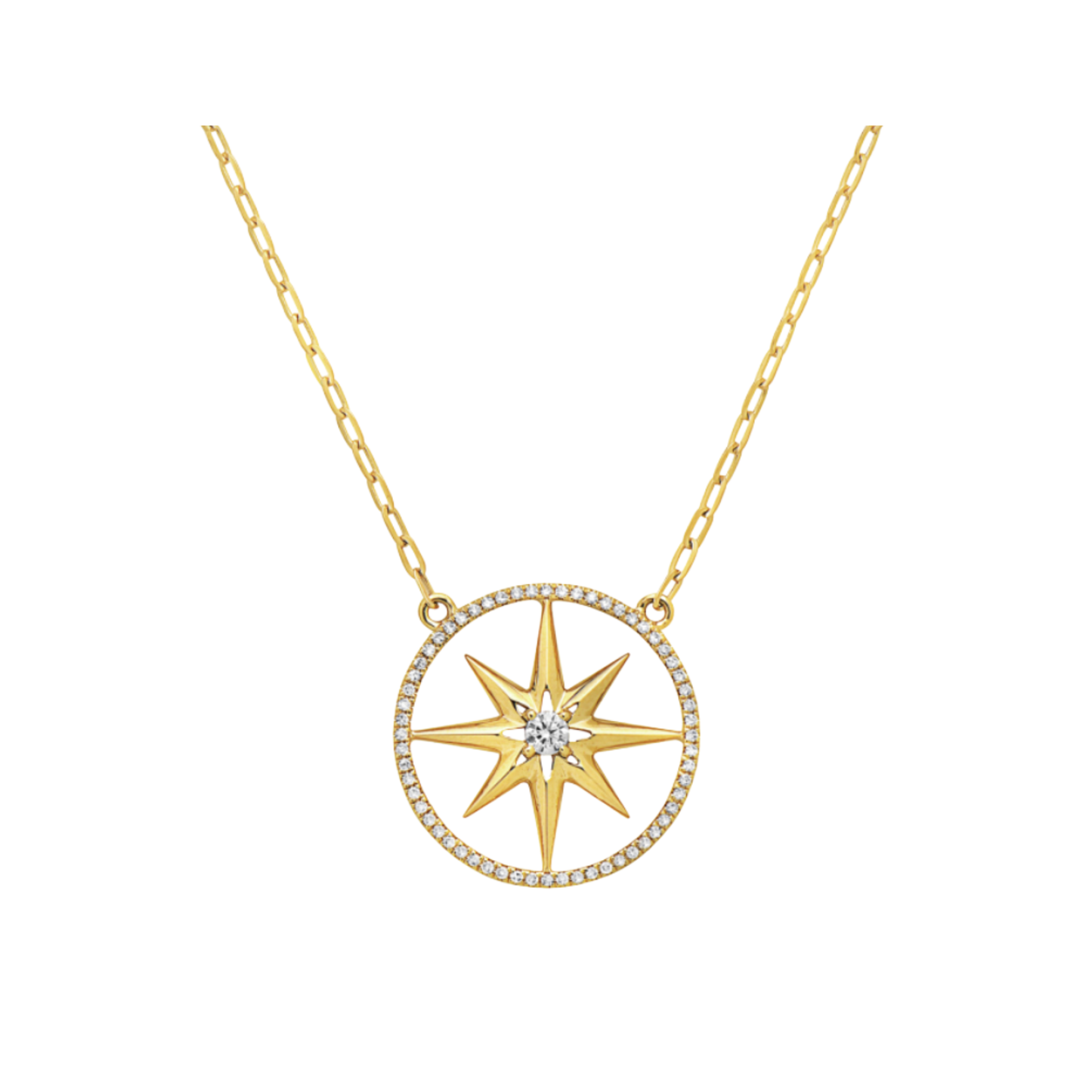 Bassali North Star Diamond Necklace
