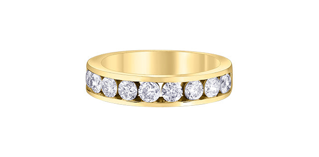 Channel Lab Grown Diamond Band