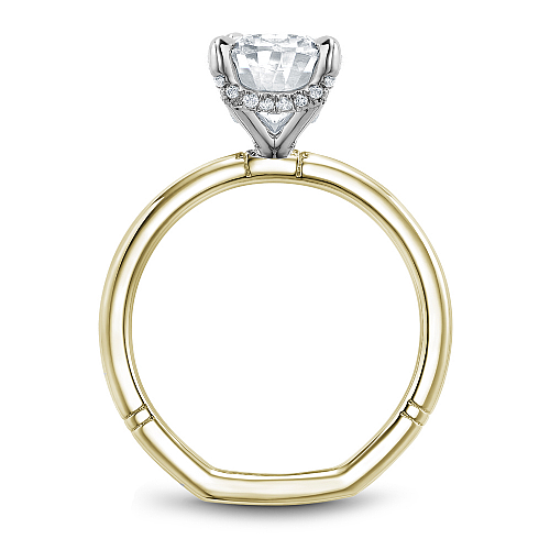 Noam Carver "Atelier" Oval Center Hidden Halo Engagement Ring