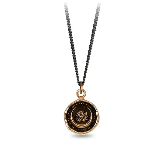 Pyrrha Lotus Flower Talisman Necklace