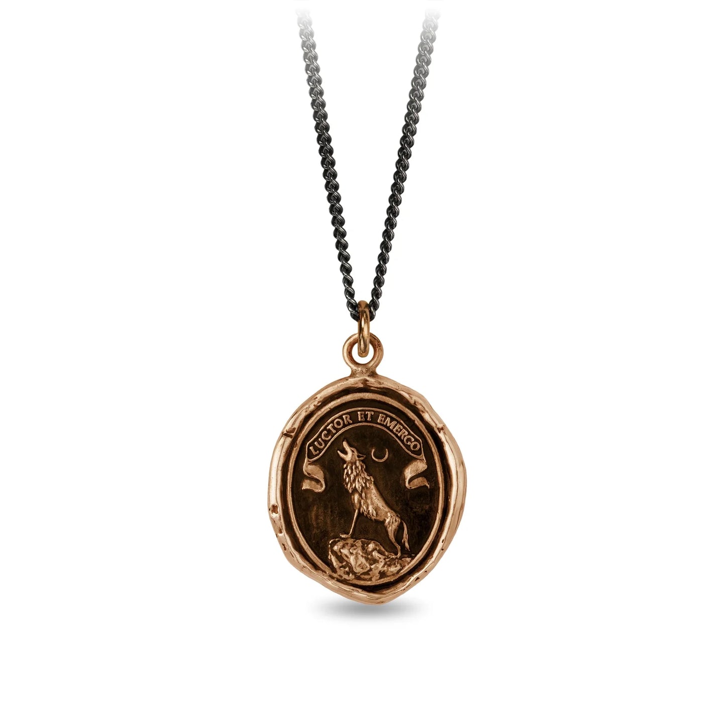 Struggle and Emerge Pyrrha Talisman Necklace