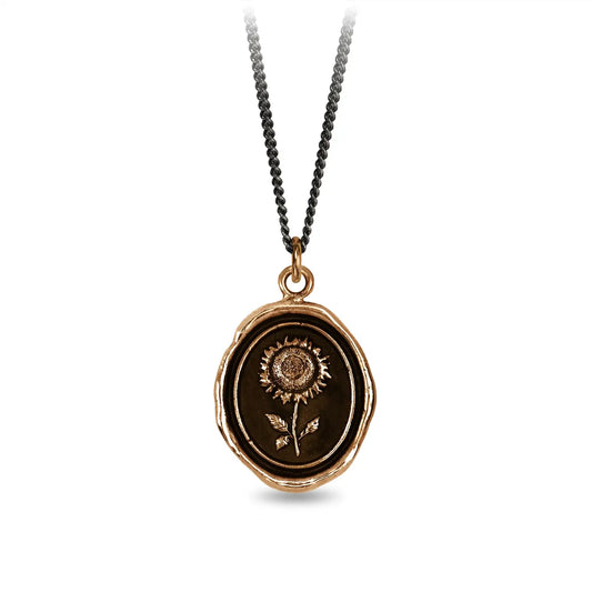 Pyrrha Sunflower Talisman Necklace