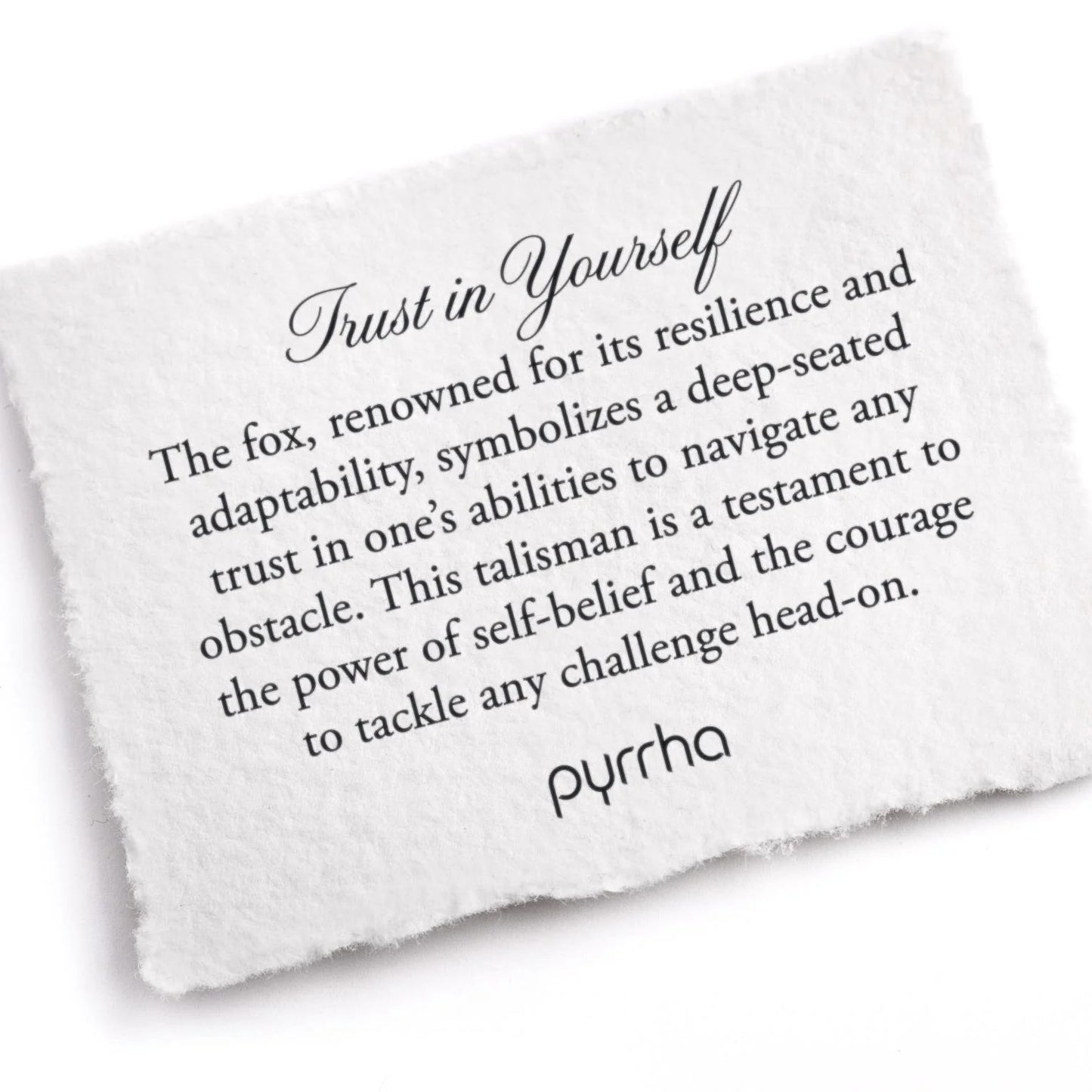 Pyrrha Trust In Yourself Talisman Necklace