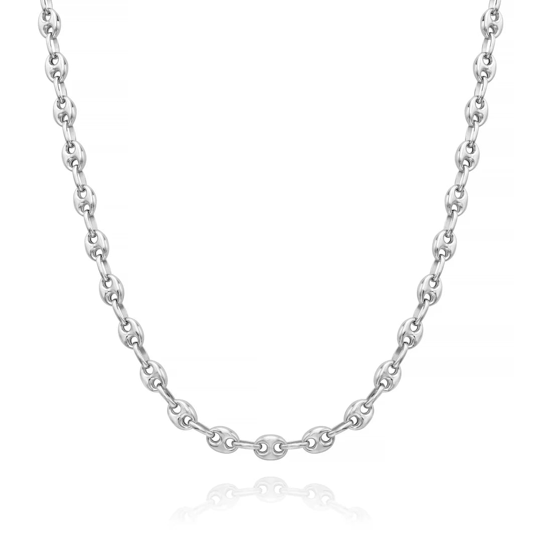 Miss Mimi Flat Coffee Bean Necklace
