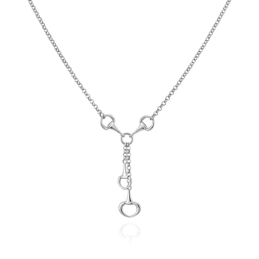 Miss Mimi Equestrian Link Lariat Necklace