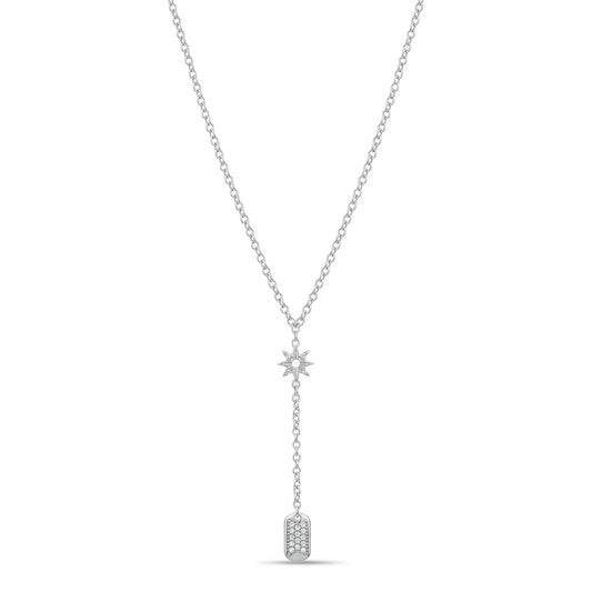 Miss Mimi North Star Lariat Necklace