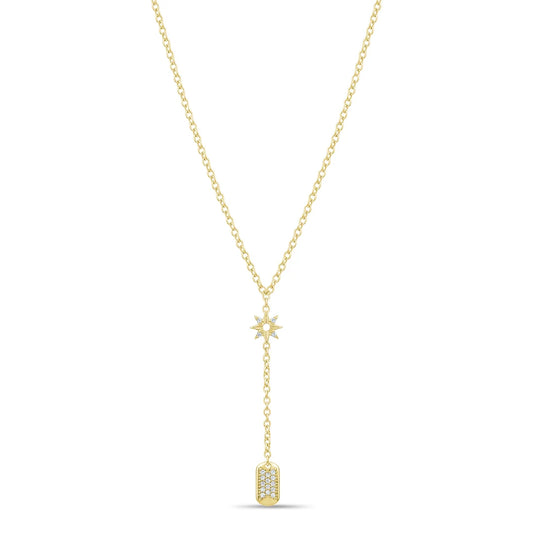 Miss Mimi North Star Lariat Necklace