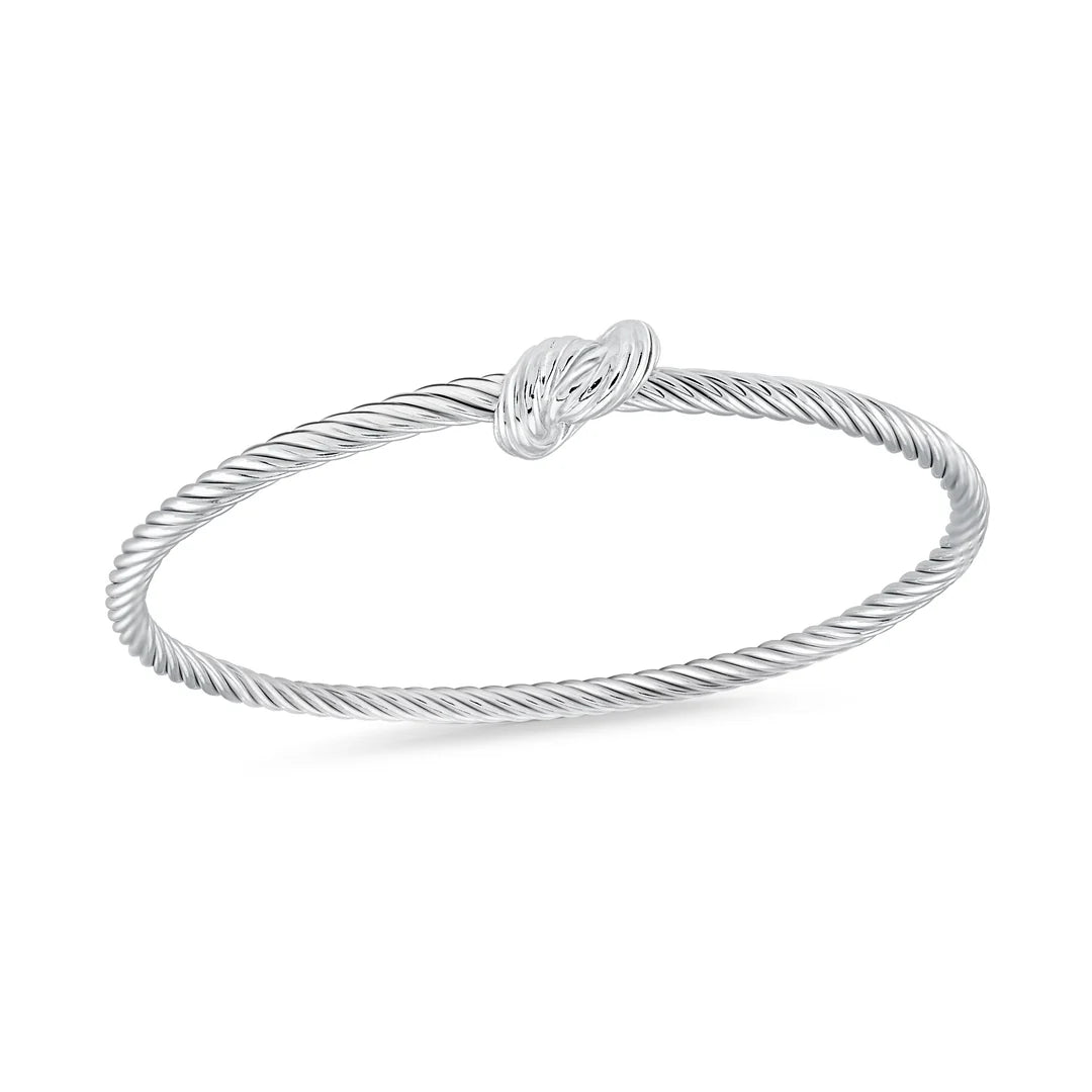 Miss Mimi Love Knot Twist Bangle