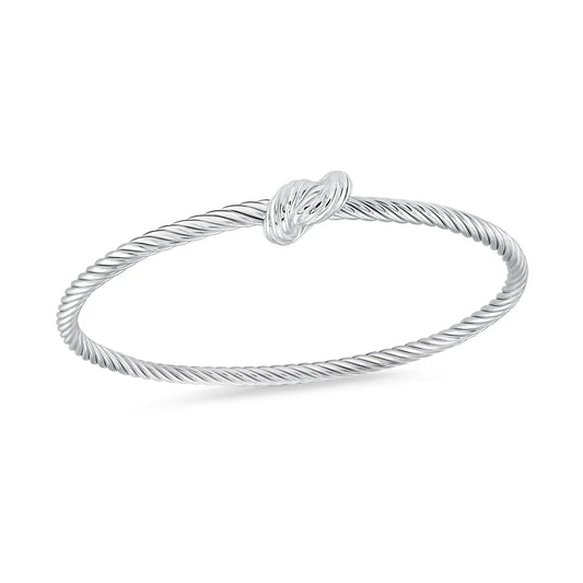 Miss Mimi Love Knot Twist Bangle