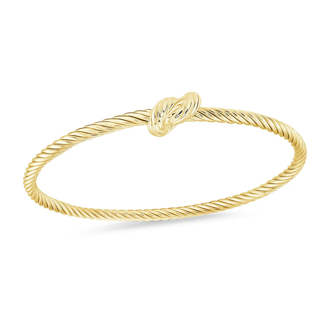 Miss Mimi Love Knot Twist Bangle