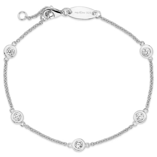 Miss Mimi Bezel Station Bracelet