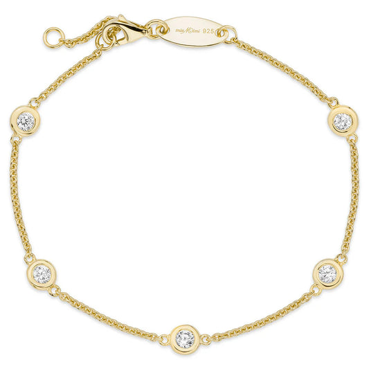Miss Mimi Bezel Station Bracelet