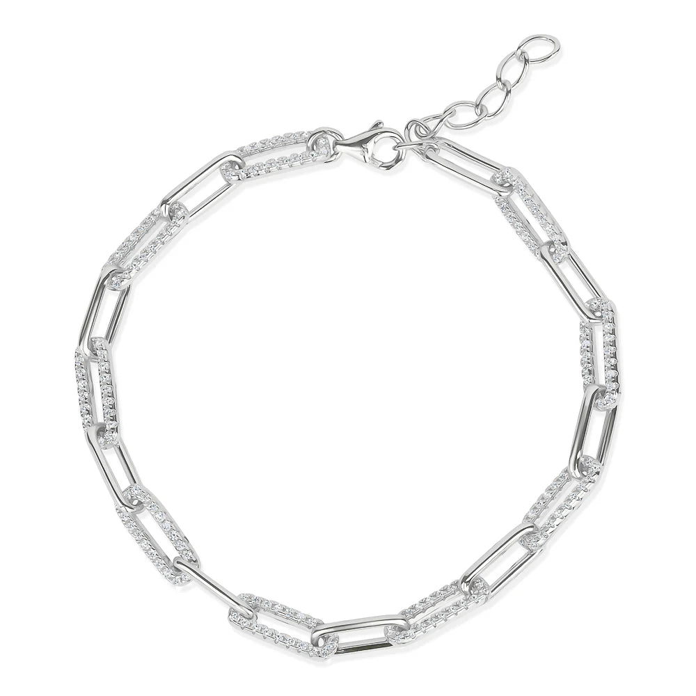 Miss Mimi Pave Link Bracelet