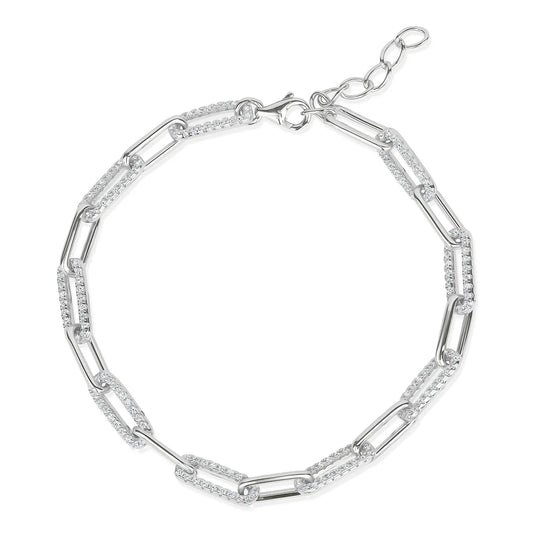Miss Mimi Pave Link Bracelet