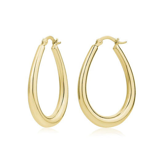 Miss Mimi Large Oval Hoop