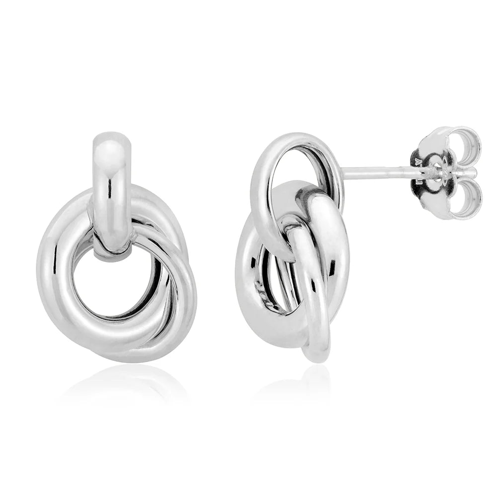 Miss Mimi Interlocking Link Stud Earrings