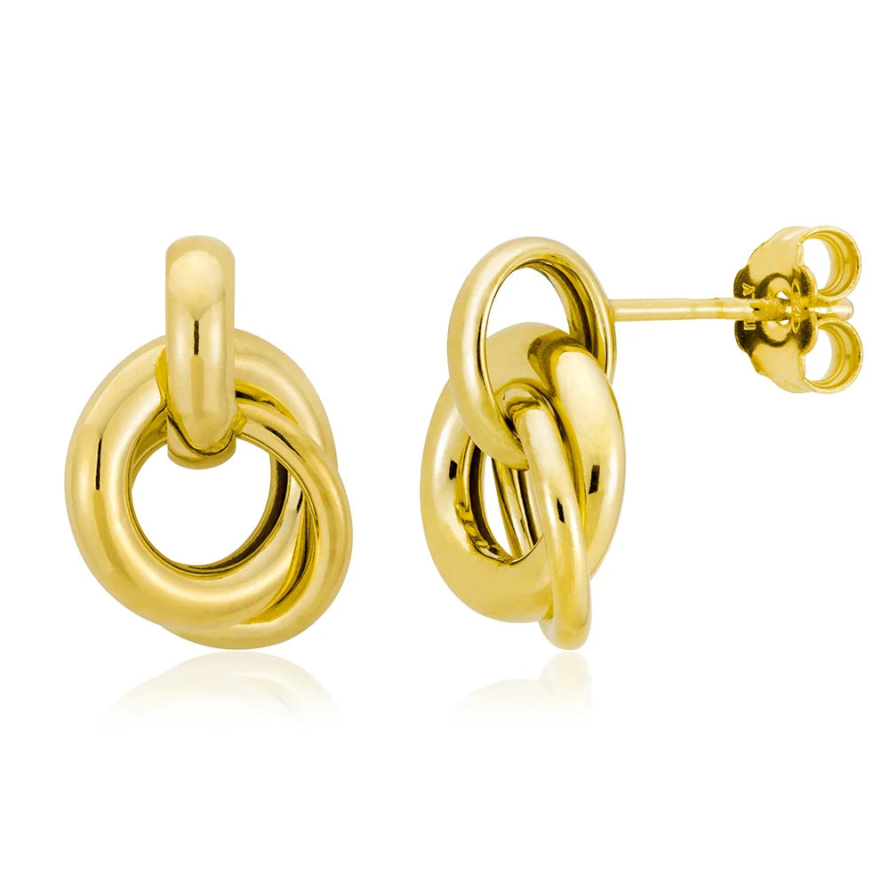Miss Mimi Interlocking Link Stud Earrings