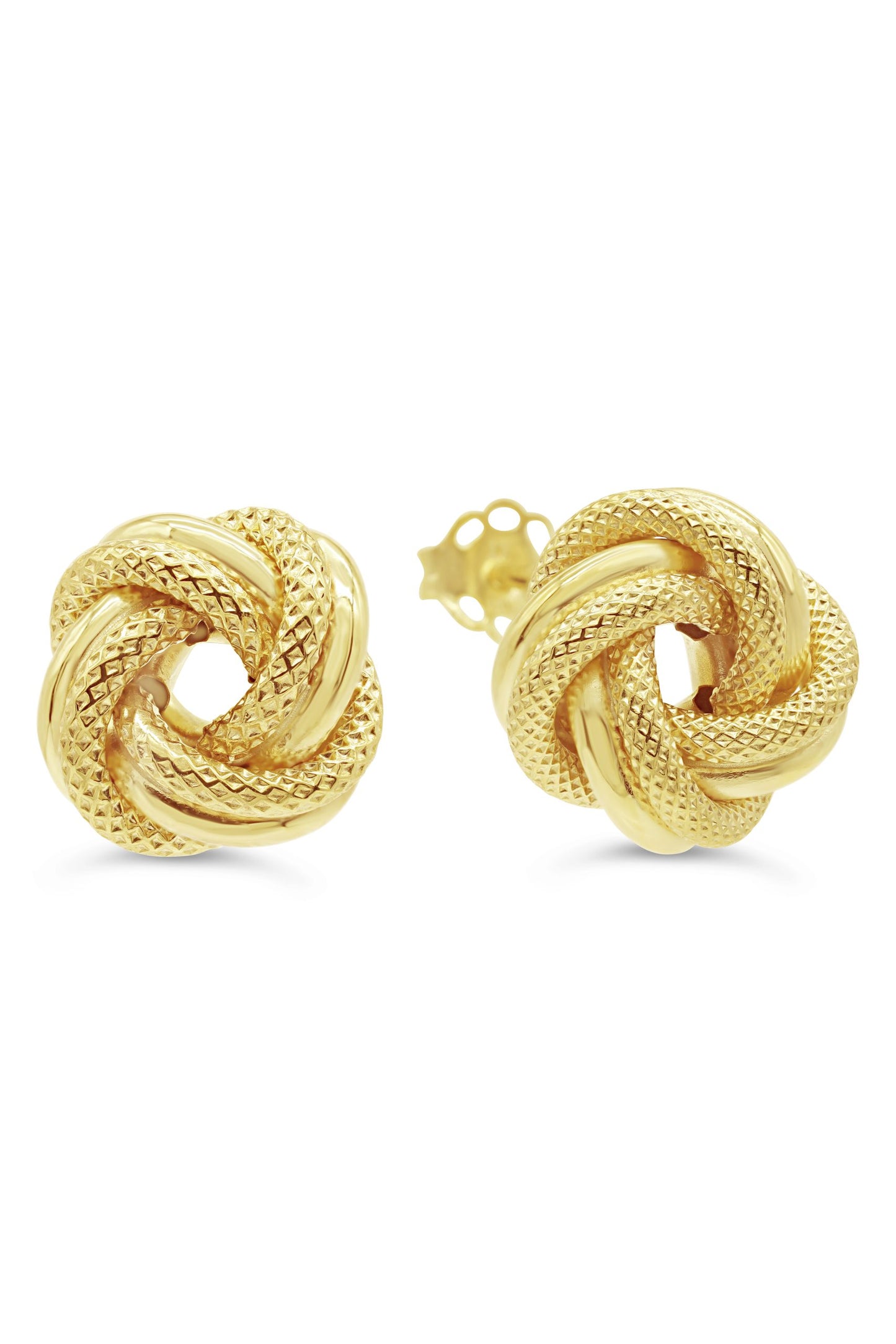 Medium Love Knot Stud Earrings