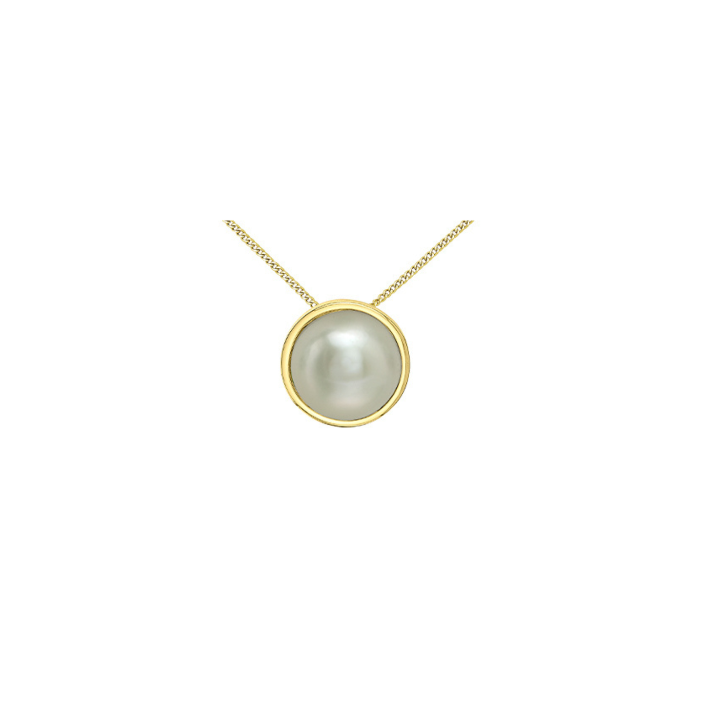 Birthstone Bezel Set Necklace