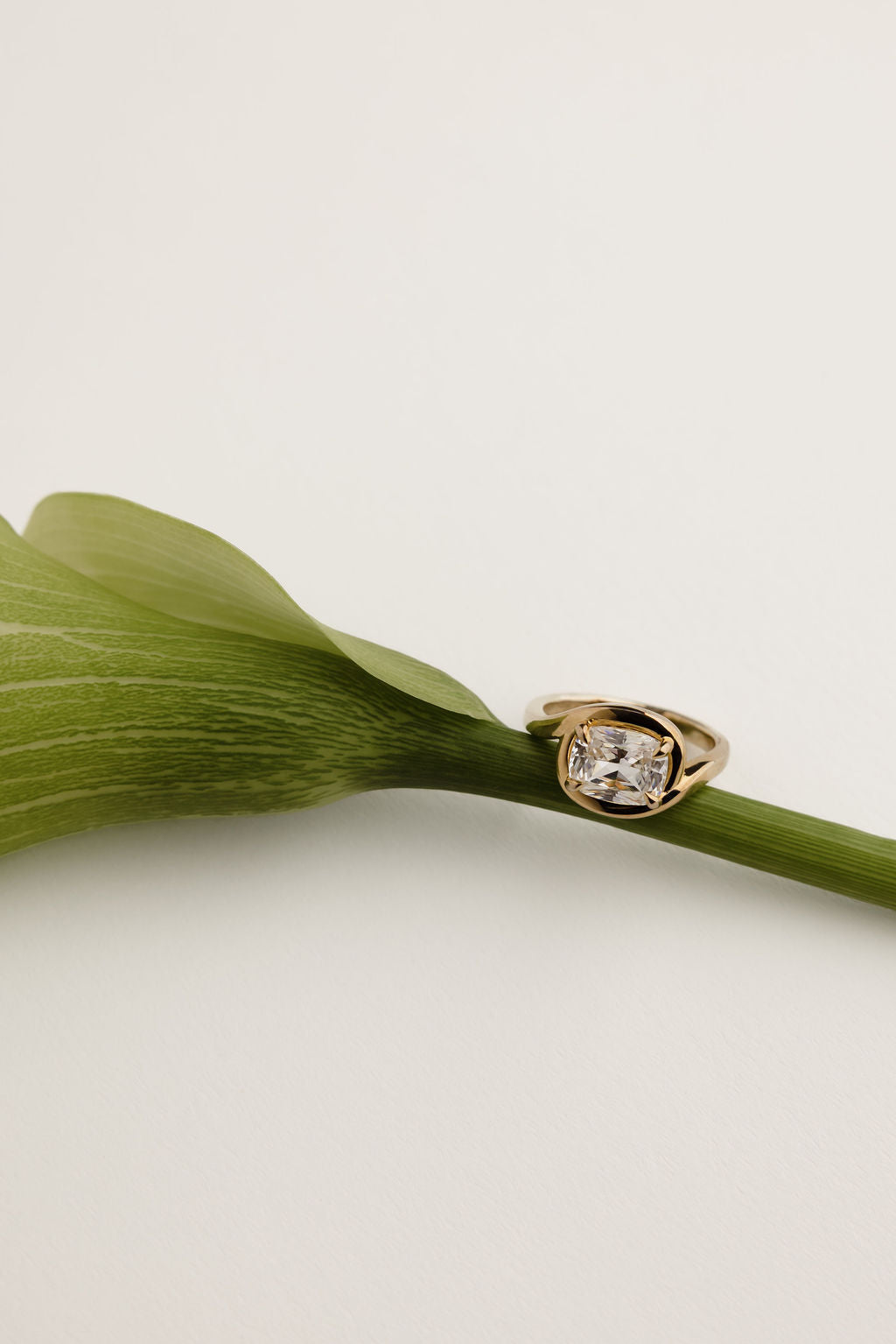 Noam Carver Atelier, Elongated Cushion Diamond Engagement Ring