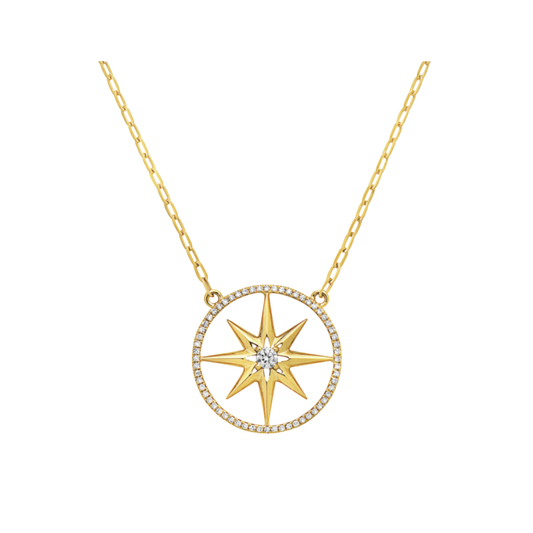 Bassali North Star Diamond Necklace