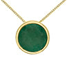 Birthstone Bezel Set Necklace