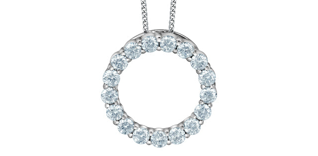 Lab Grown Diamond Circle Necklace