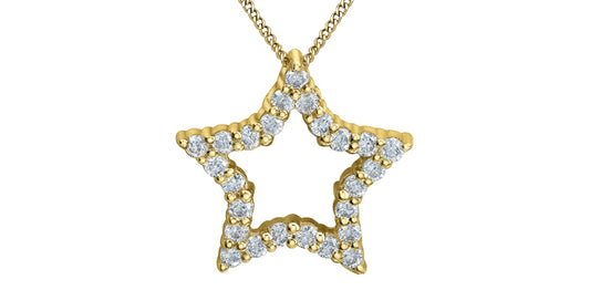 Diamond Star Necklace