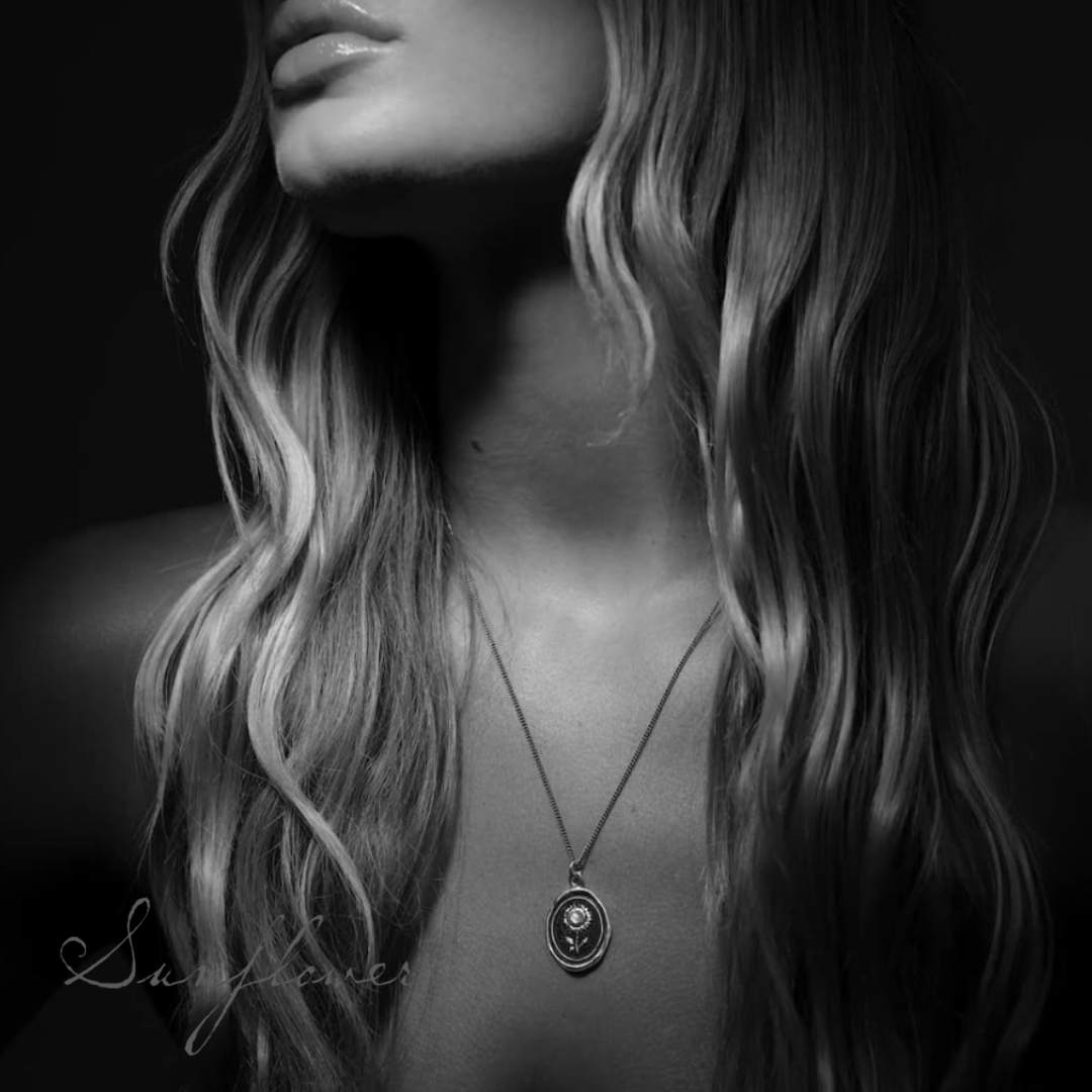 Pyrrha Sunflower Talisman Necklace