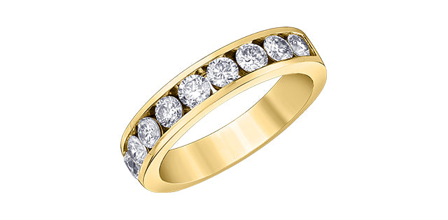 Channel Lab Grown Diamond Band