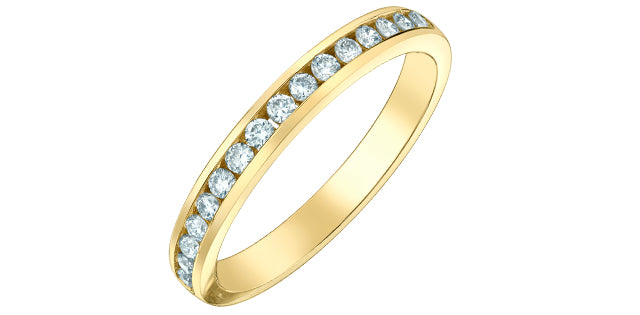 Channel Lab Grown Diamond Band
