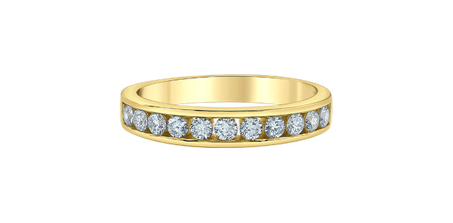 Channel Lab Grown Diamond Band