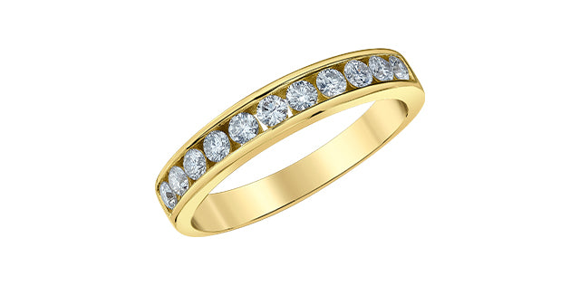 Channel Lab Grown Diamond Band