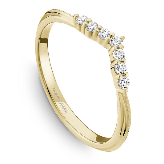 Noam Carver Chevron Lab Diamond Band