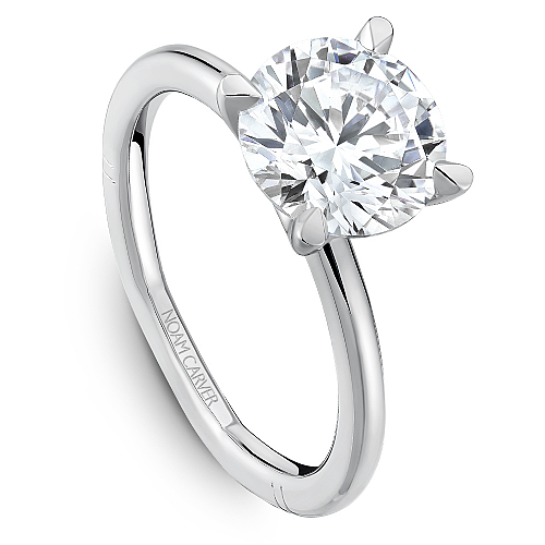 Noam Carver "Atelier" Round Center Solitaire Engagement Ring