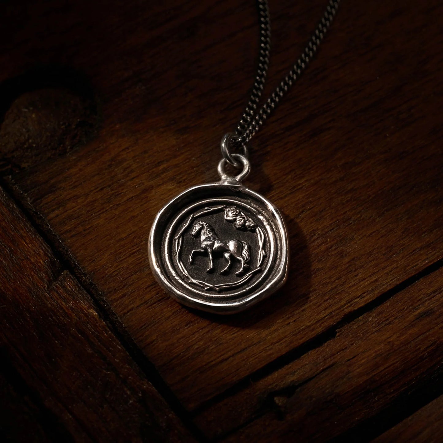 Pyrrha Horse Talisman Necklace