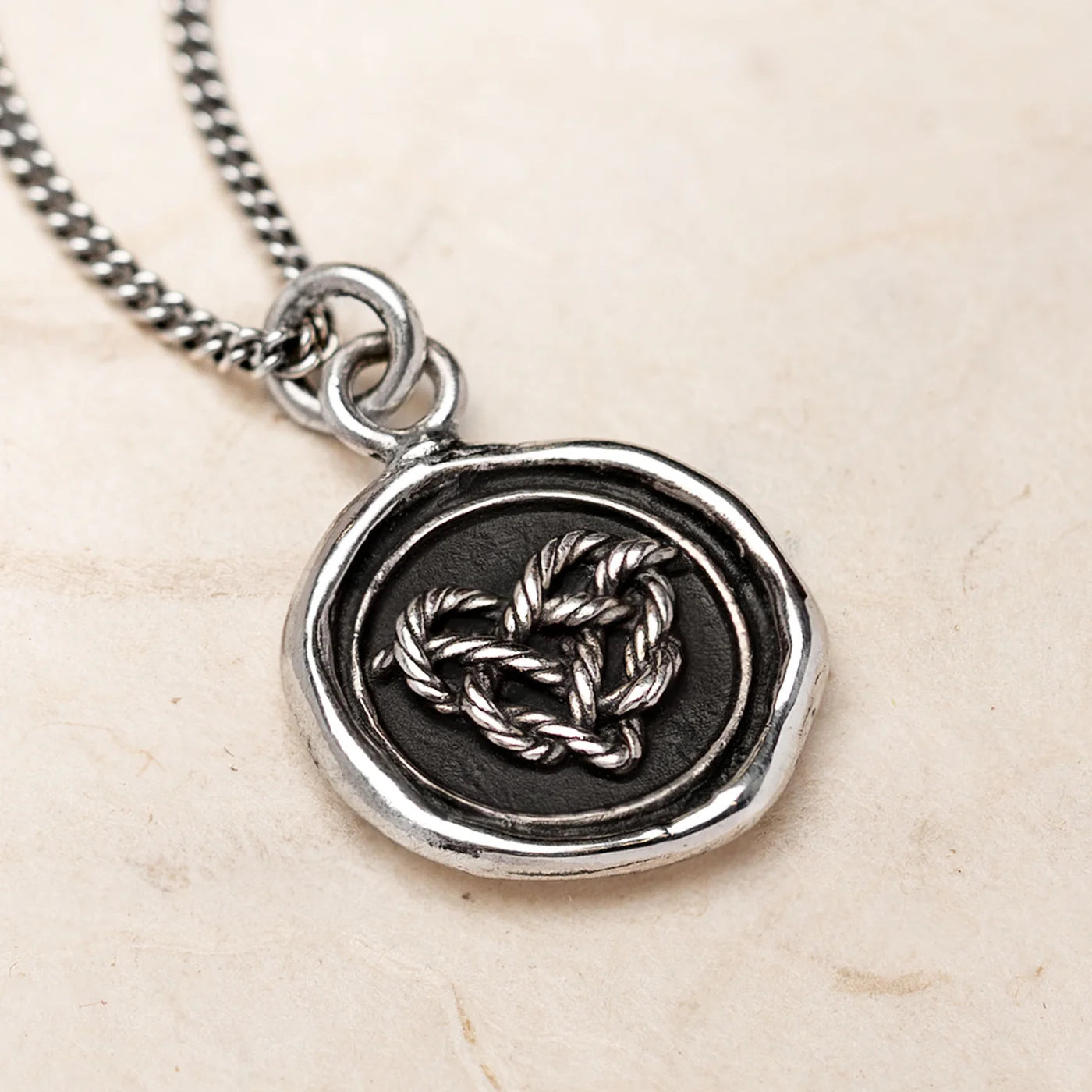 Pyrrha Love Knot Talisman Necklace