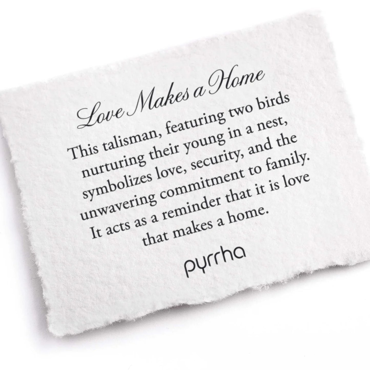 Pyrrha Love Makes A Home Talisman Necklace