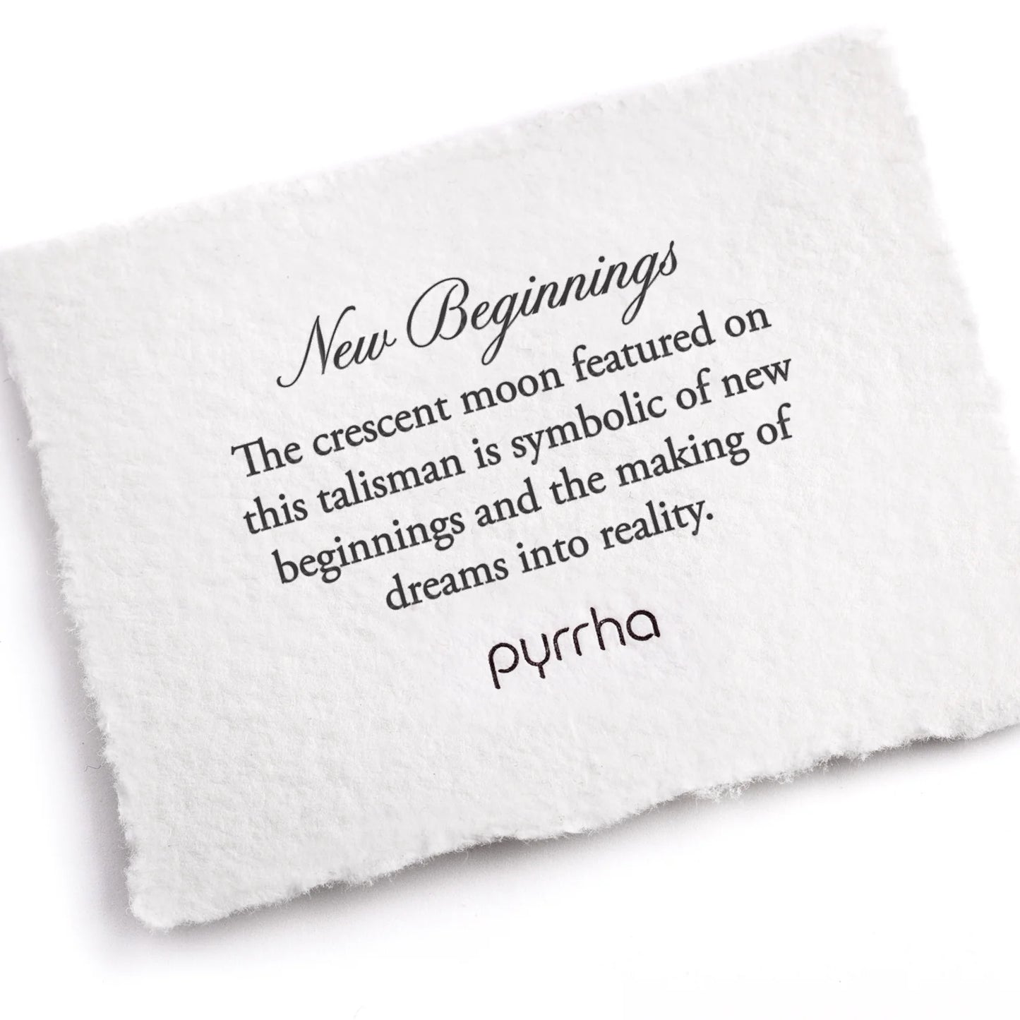 Pyrrha New Beginnings Talisman