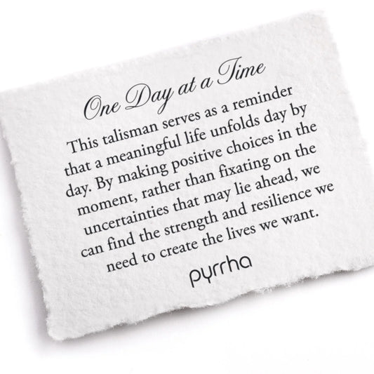 Pyrrha One Day At A Time Talisman Necklace