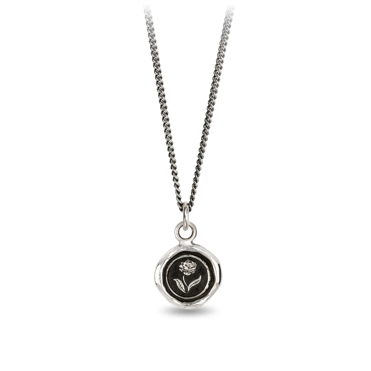 Pyrrha Rose Talisman Necklace