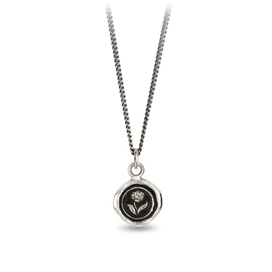 Pyrrha Rose Talisman Necklace