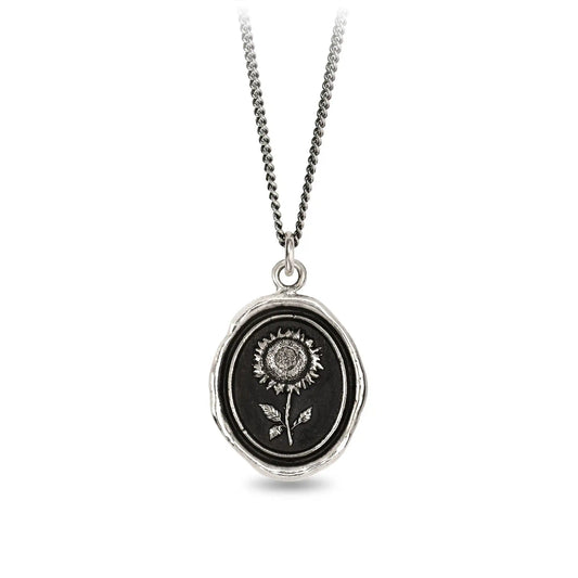 Pyrrha Sunflower Talisman Necklace