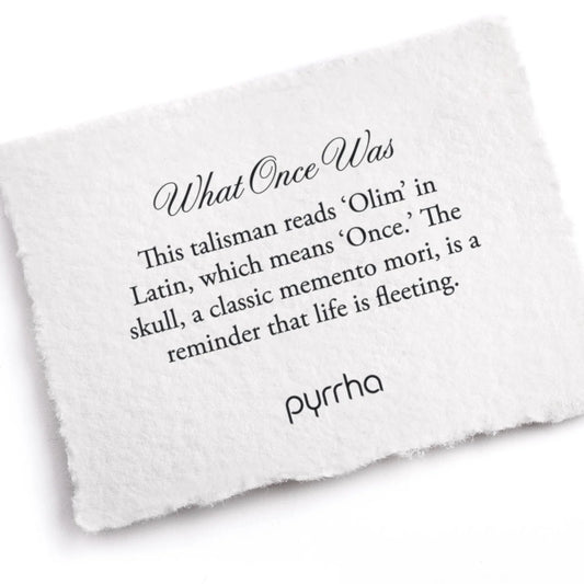 Pyrrha What Once Was Talisman Necklace